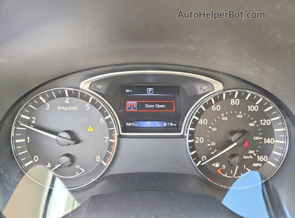 1N4AL3AP6HC193442 2017 NISSAN ALTIMA Black Вид щитка приладів