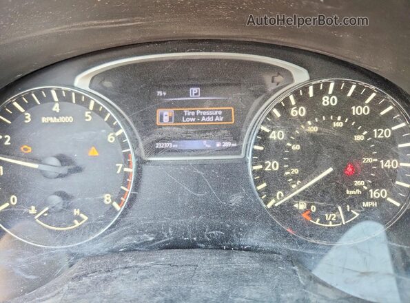 1N4AL3AP6HC232093 2017 NISSAN ALTIMA Gray ხელსაწყოთა პანელის ხედი