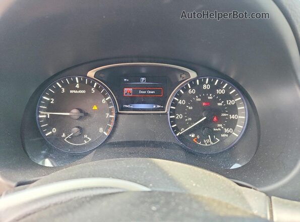 1N4AL3AP6HC237973 2017 NISSAN ALTIMA White Вид щитка приладів
