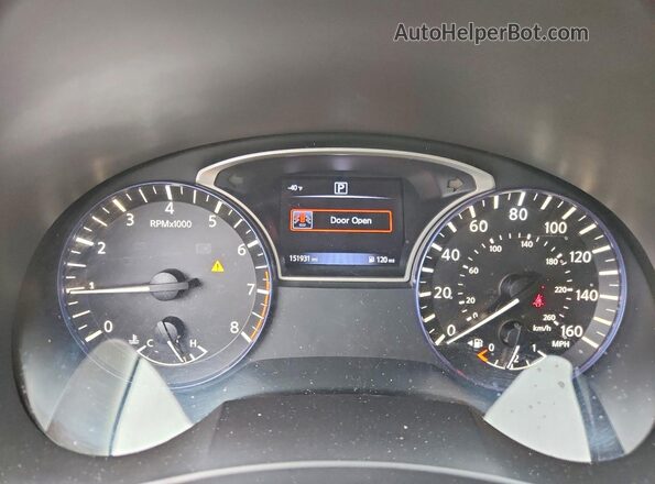 1N4AL3AP6HC254126 2017 NISSAN ALTIMA Black Widok zestawu wskaźników