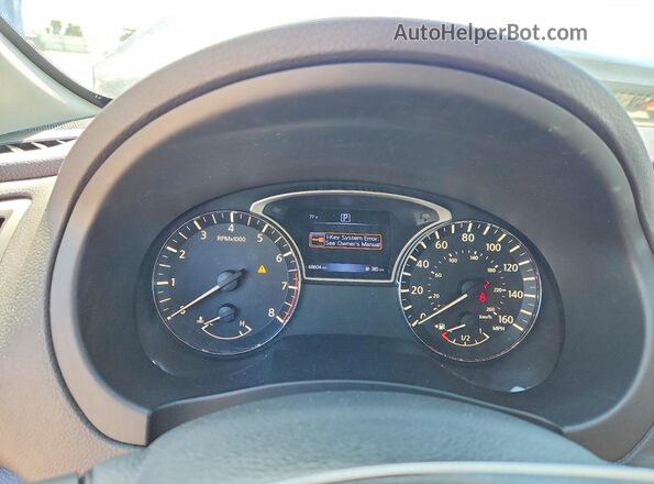 1N4AL3AP6HC286526 2017 NISSAN ALTIMA Black Вид щитка приладів