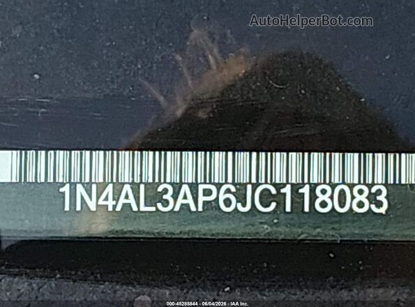 1N4AL3AP6JC118083 2018 NISSAN ALTIMA Black 