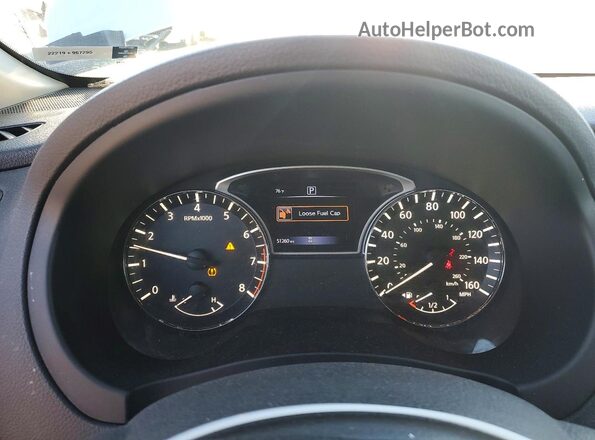 1N4AL3AP6JC155957 2018 NISSAN ALTIMA Silver ხელსაწყოთა პანელის ხედი