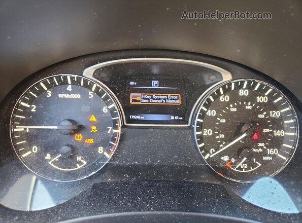 1N4AL3AP7GC133071 2016 NISSAN ALTIMA Silver Вид щитка приладів