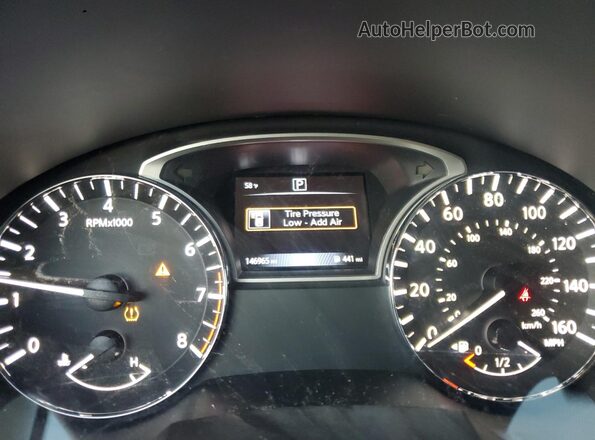 1N4AL3AP7GC162909 2016 NISSAN ALTIMA Red Instrument cluster view