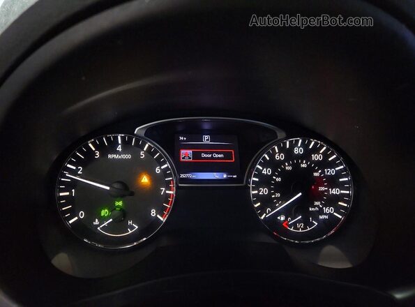 1N4AL3AP7GC183873 2016 NISSAN ALTIMA Black Widok zestawu wskaźników