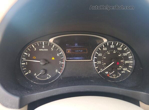 1N4AL3AP7GN336255 2016 NISSAN ALTIMA Белый Вид щитка приборов