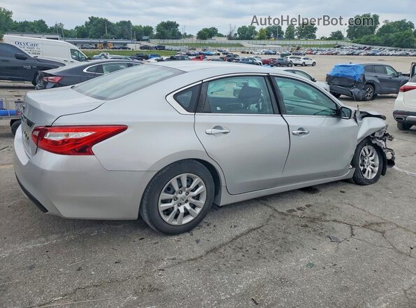 1N4AL3AP7GN337390 2016 NISSAN ALTIMA Серебряный Задняя правая четверть