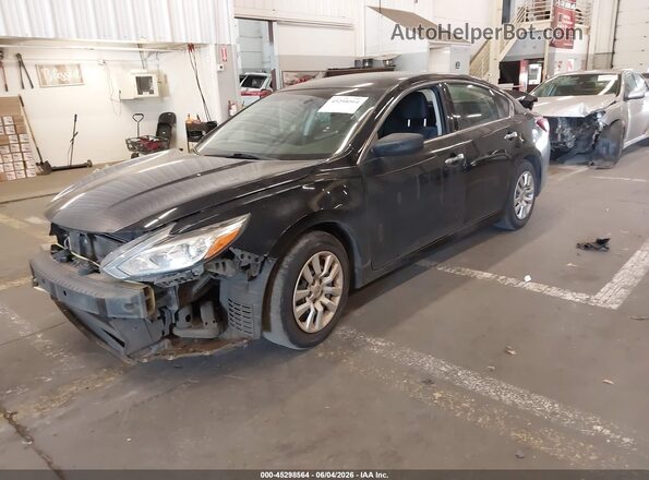 1N4AL3AP7GN368462 2016 NISSAN ALTIMA Black Առջևի ձախ երեք քառորդ տեսարան