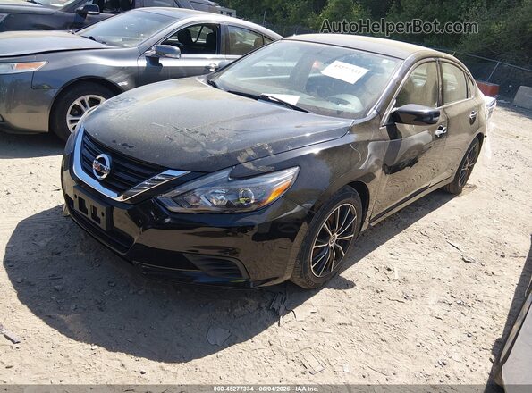 1N4AL3AP7HN361772 2017 NISSAN ALTIMA Black Առջևի ձախ երեք քառորդ տեսարան