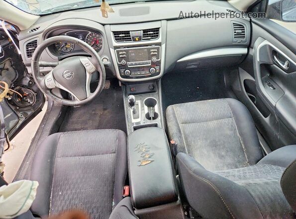 1N4AL3AP7JC234585 2018 NISSAN ALTIMA Black წინა პანელის ხედი