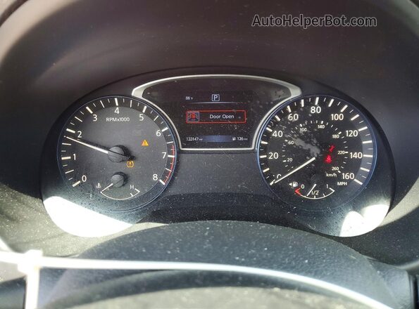 1N4AL3AP8GC112598 2016 NISSAN ALTIMA Maroon Instrument cluster view
