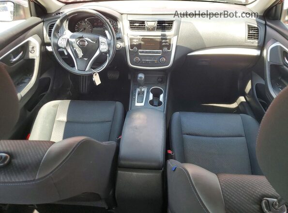 1N4AL3AP8GC112598 2016 NISSAN ALTIMA Maroon Dashboard view