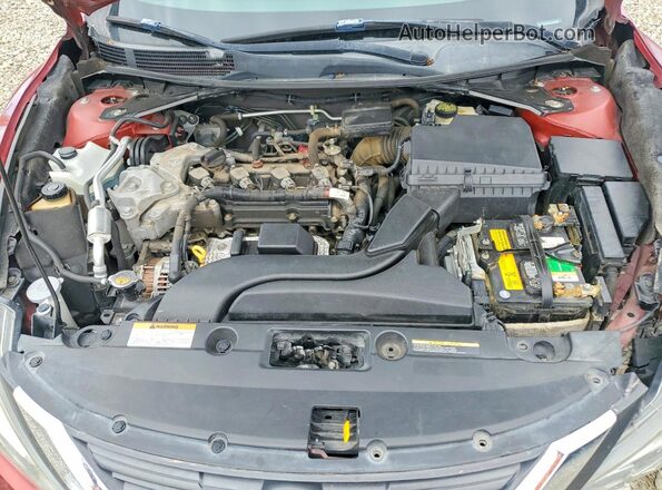 1N4AL3AP8GC137808 2016 NISSAN ALTIMA Red Widok wnętrza z tyłu