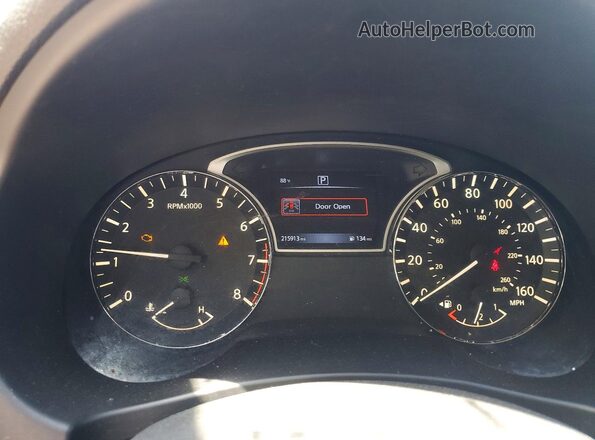 1N4AL3AP8GC146296 2016 NISSAN ALTIMA Silver Вид щитка приладів