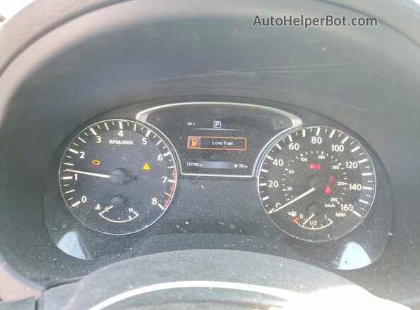 1N4AL3AP8GC164460 2016 NISSAN ALTIMA Белый Вид щитка приборов