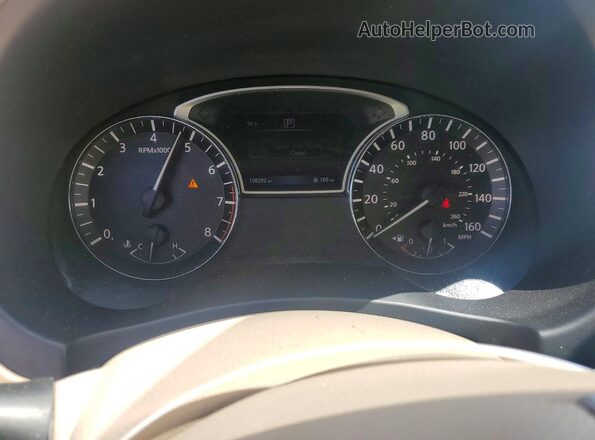 1N4AL3AP8GN304687 2016 NISSAN ALTIMA Silver Սարքավորումների վահանակի տեսք