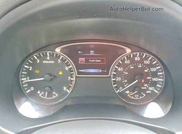 1N4AL3AP8GN356613 2016 NISSAN ALTIMA Charcoal Вид щитка приладів