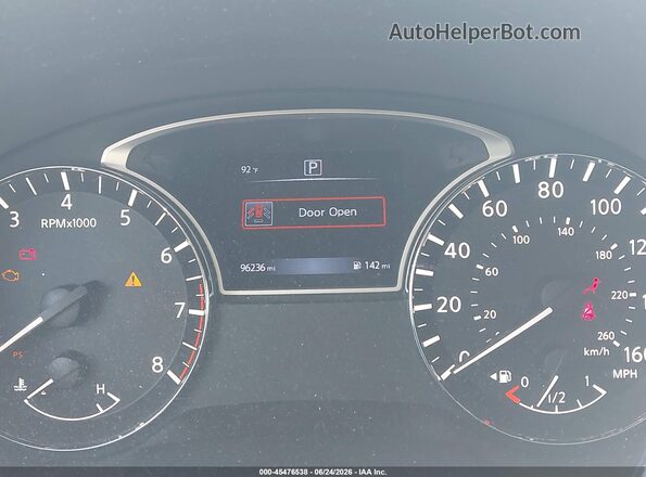 1N4AL3AP8GN369815 2016 NISSAN ALTIMA Серебряный Вид задних сидений