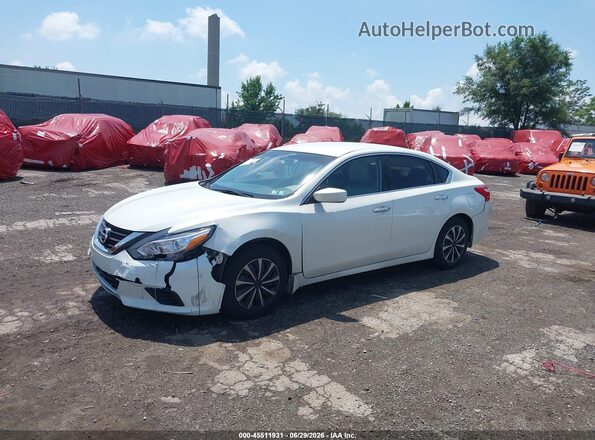 1N4AL3AP8HC129452 2017 NISSAN ALTIMA White წინა მარცხენა ხედი სამი მეოთხედიდან