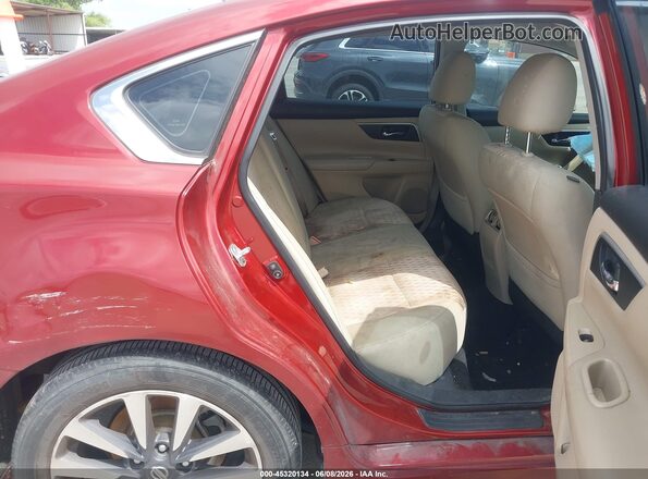 1N4AL3AP8HC135168 2017 NISSAN ALTIMA Burgundy Widok naklejki z numerem VIN