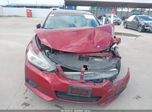 1N4AL3AP8HC135168 2017 NISSAN ALTIMA Burgundy Widok zestawu wskaźników