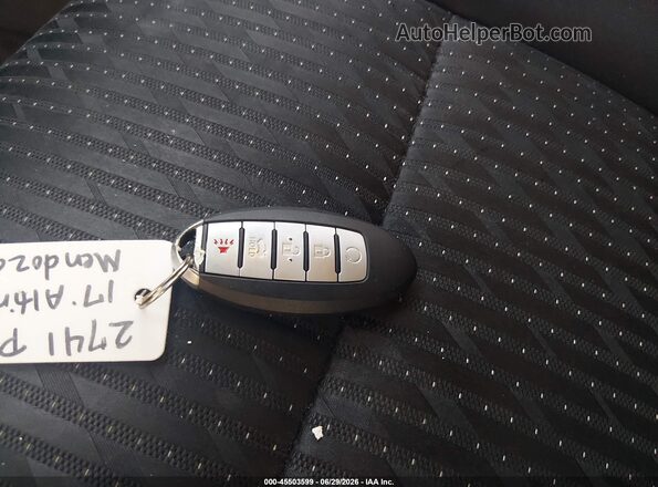 1N4AL3AP8HC147756 2017 NISSAN ALTIMA Black Widok deski rozdzielczej