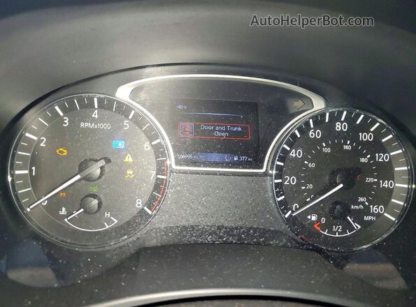 1N4AL3AP8HC292313 2017 NISSAN ALTIMA White Вид щитка приладів
