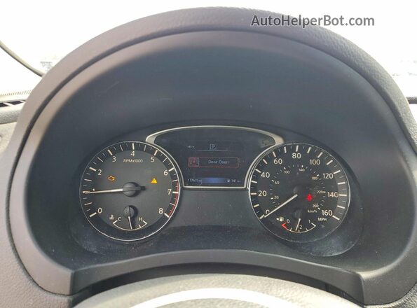 1N4AL3AP8HN361814 2017 NISSAN ALTIMA Black Սարքավորումների վահանակի տեսք