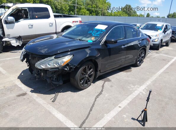 1N4AL3AP8JC224440 2018 NISSAN ALTIMA Черный Передняя левая четверть