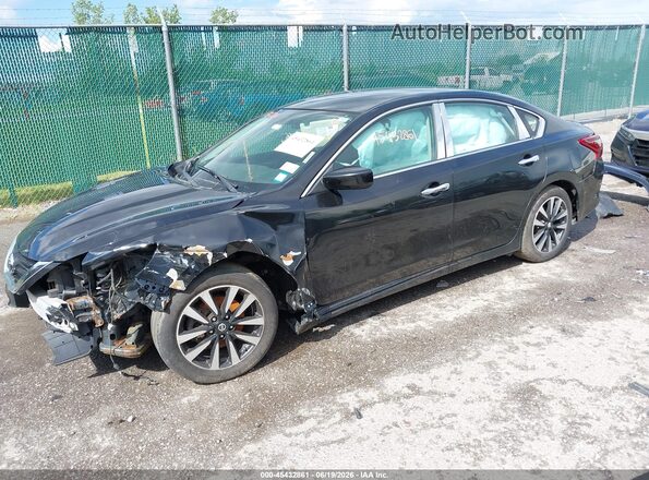 1N4AL3AP8JC279633 2018 NISSAN ALTIMA Black Przód lewy