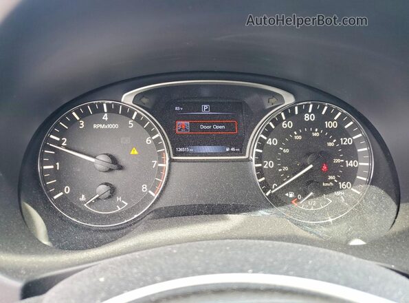 1N4AL3AP9GC129555 2016 NISSAN ALTIMA Black Widok zestawu wskaźników