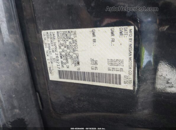 1N4AL3AP9GC269217 2016 NISSAN ALTIMA Black Vista del compartimento del motor