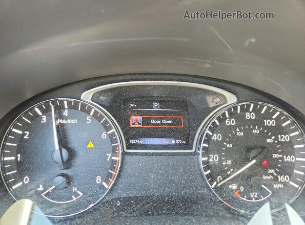 1N4AL3AP9GC289466 2016 NISSAN ALTIMA Gray Вид щитка приладів