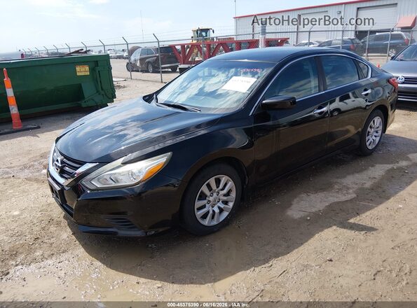 1N4AL3AP9GN342168 2016 NISSAN ALTIMA Black წინა მარცხენა ხედი სამი მეოთხედიდან
