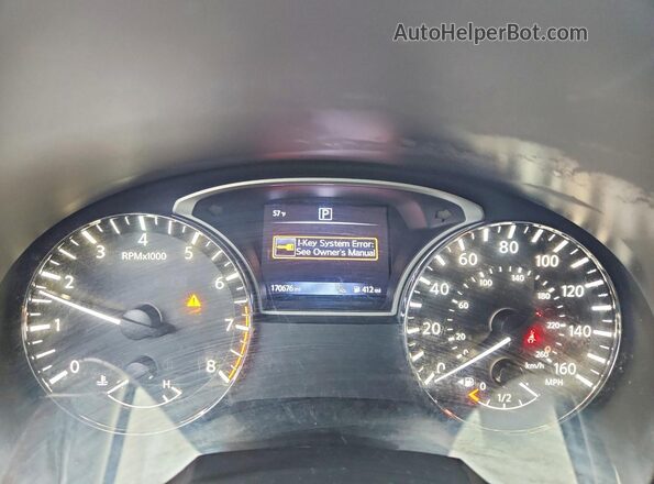 1N4AL3AP9HC191393 2017 NISSAN ALTIMA Charcoal Вид щитка приладів