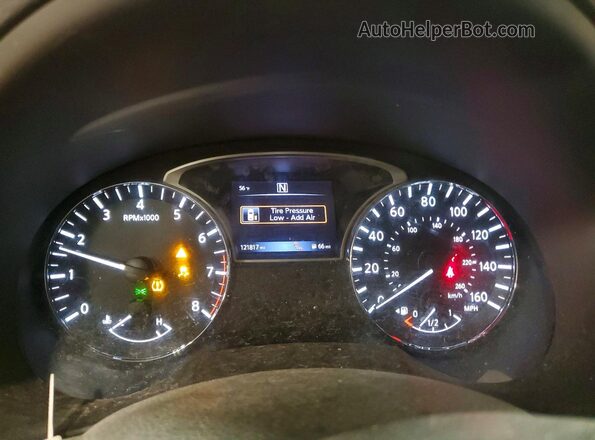 1N4AL3AP9HC247428 2017 NISSAN ALTIMA Red Vista del cuadro de instrumentos