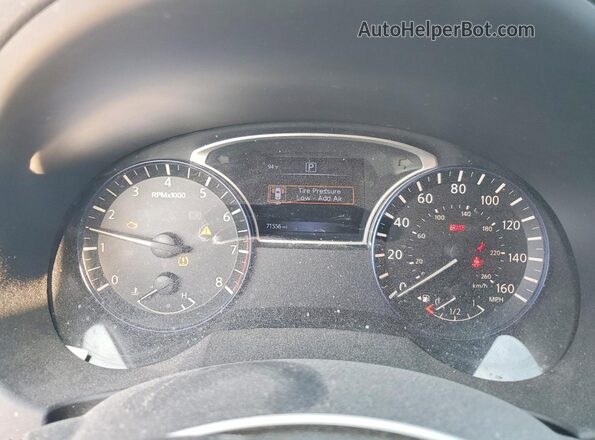 1N4AL3AP9HC485344 2017 NISSAN ALTIMA Gray ხელსაწყოთა პანელის ხედი