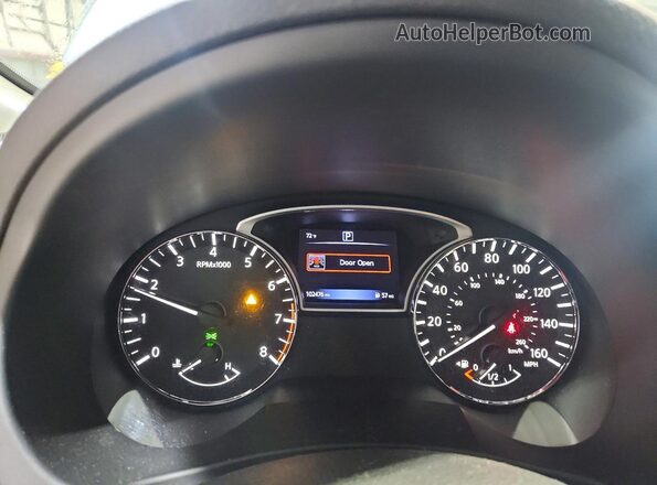 1N4AL3AP9HC487417 2017 NISSAN ALTIMA Gray Widok zestawu wskaźników