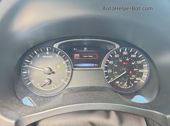 1N4AL3AP9HC487708 2017 NISSAN ALTIMA Белый Вид щитка приборов
