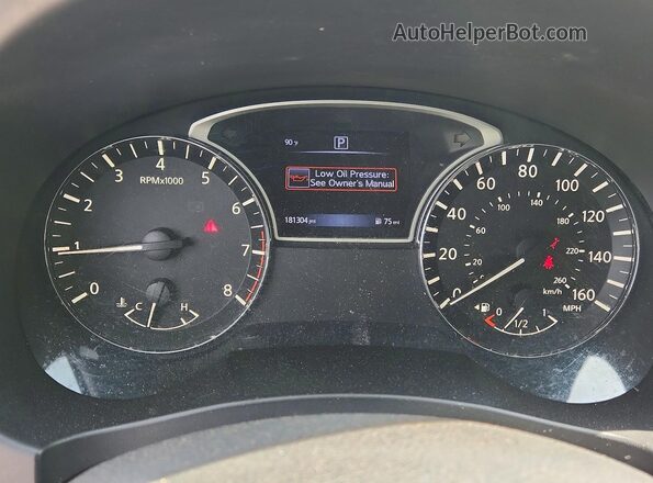1N4AL3AP9HN344634 2017 NISSAN ALTIMA Gray Vista del cuadro de instrumentos