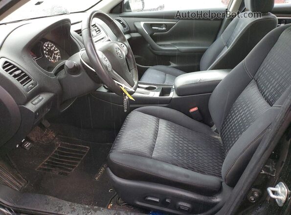 1N4AL3AP9JC150333 2018 NISSAN ALTIMA Black წინა სალონის ხედი