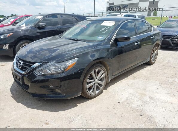 1N4AL3AP9JC168525 2018 NISSAN ALTIMA Black წინა მარცხენა ხედი სამი მეოთხედიდან