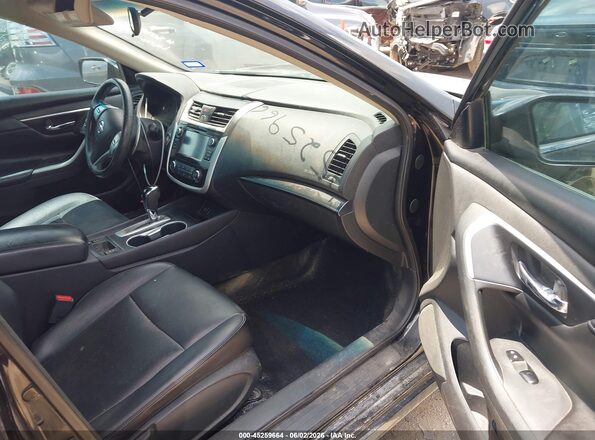 1N4AL3AP9JC168525 2018 NISSAN ALTIMA Black წინა სალონის ხედი