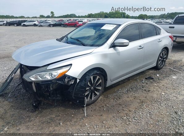 1N4AL3AP9JC173353 2018 NISSAN ALTIMA Silver Առջևի ձախ երեք քառորդ տեսարան