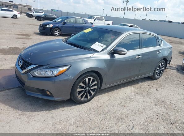 1N4AL3AP9JC194977 2018 NISSAN ALTIMA Gray წინა მარცხენა ხედი სამი მეოთხედიდან