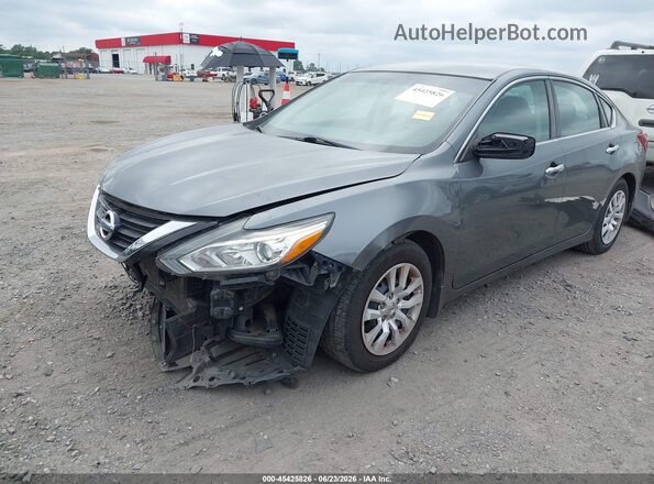 1N4AL3AP9JC210076 2018 NISSAN ALTIMA Gray Առջևի ձախ երեք քառորդ տեսարան