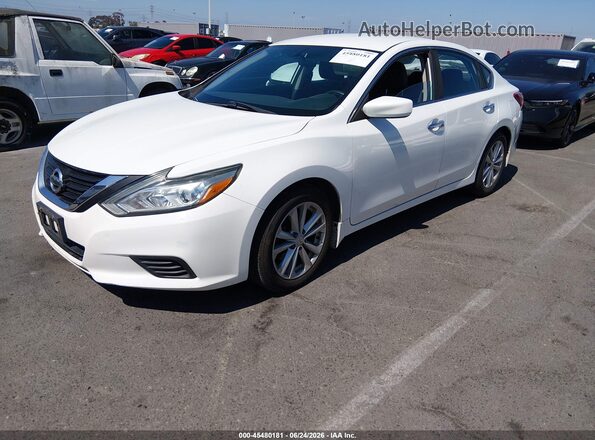 1N4AL3AP9JC230182 2018 NISSAN ALTIMA White წინა მარცხენა ხედი სამი მეოთხედიდან