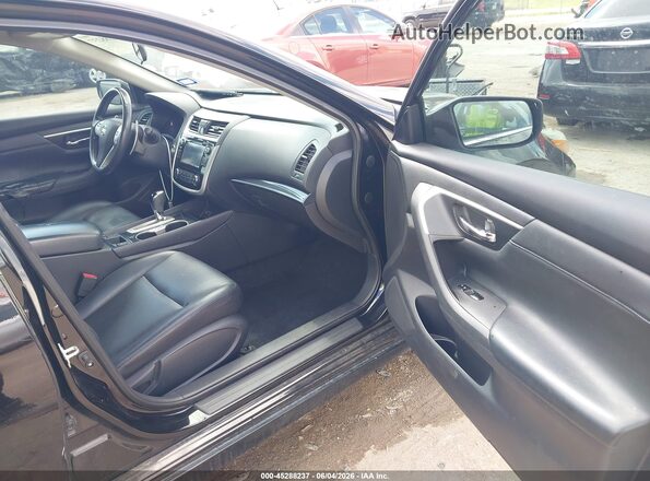 1N4AL3AP9JC253123 2018 NISSAN ALTIMA Black წინა სალონის ხედი