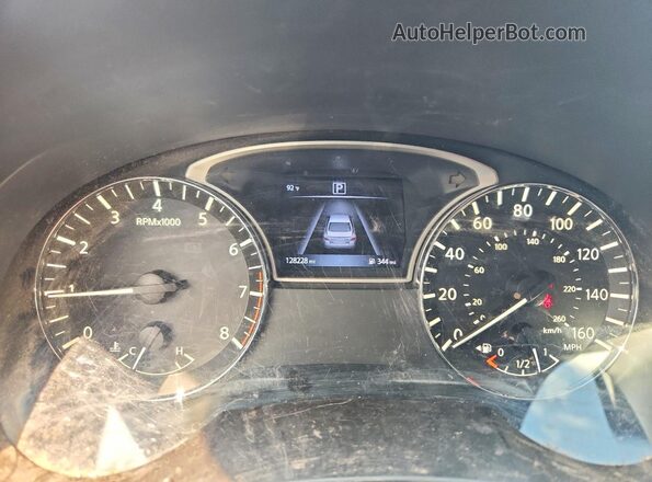 1N4AL3APXGC163357 2016 NISSAN ALTIMA Серебряный Вид щитка приборов